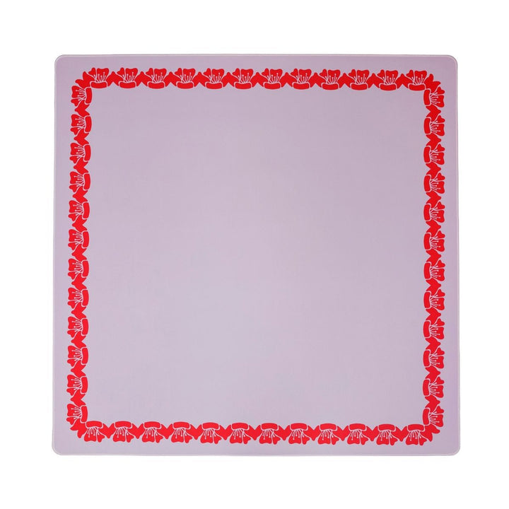 Double-Sided Mahjong Mat Purple & Red/Green