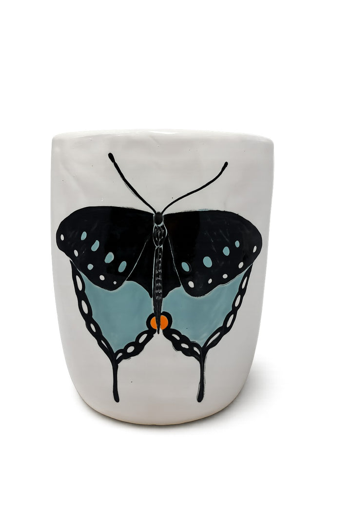 Small Vase Butterfly 1