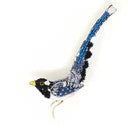 Brooch Blue Magpie