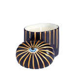 Lito Candle Blue & Gold