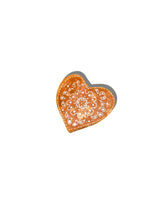 Claw Paisley Heart Brown