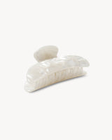 Midi Hair Clip White Shell