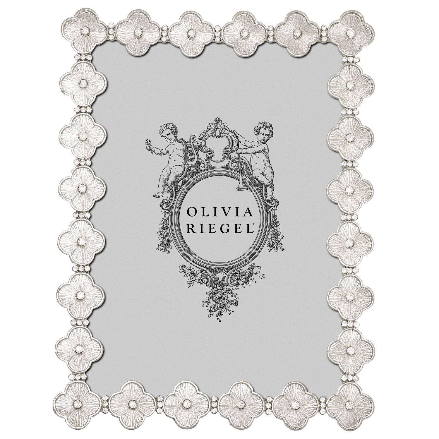 Frame Clover Silver 4"x6"
