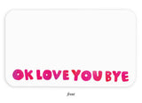 OKloveyoubye Little Notes® NEW 55 Count