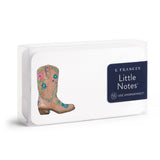Cowboy Boot Little Notes® NEW 55 Count