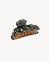 Midi Hair Clip Green Tortoise
