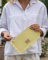 Wool Clutch Limoncello