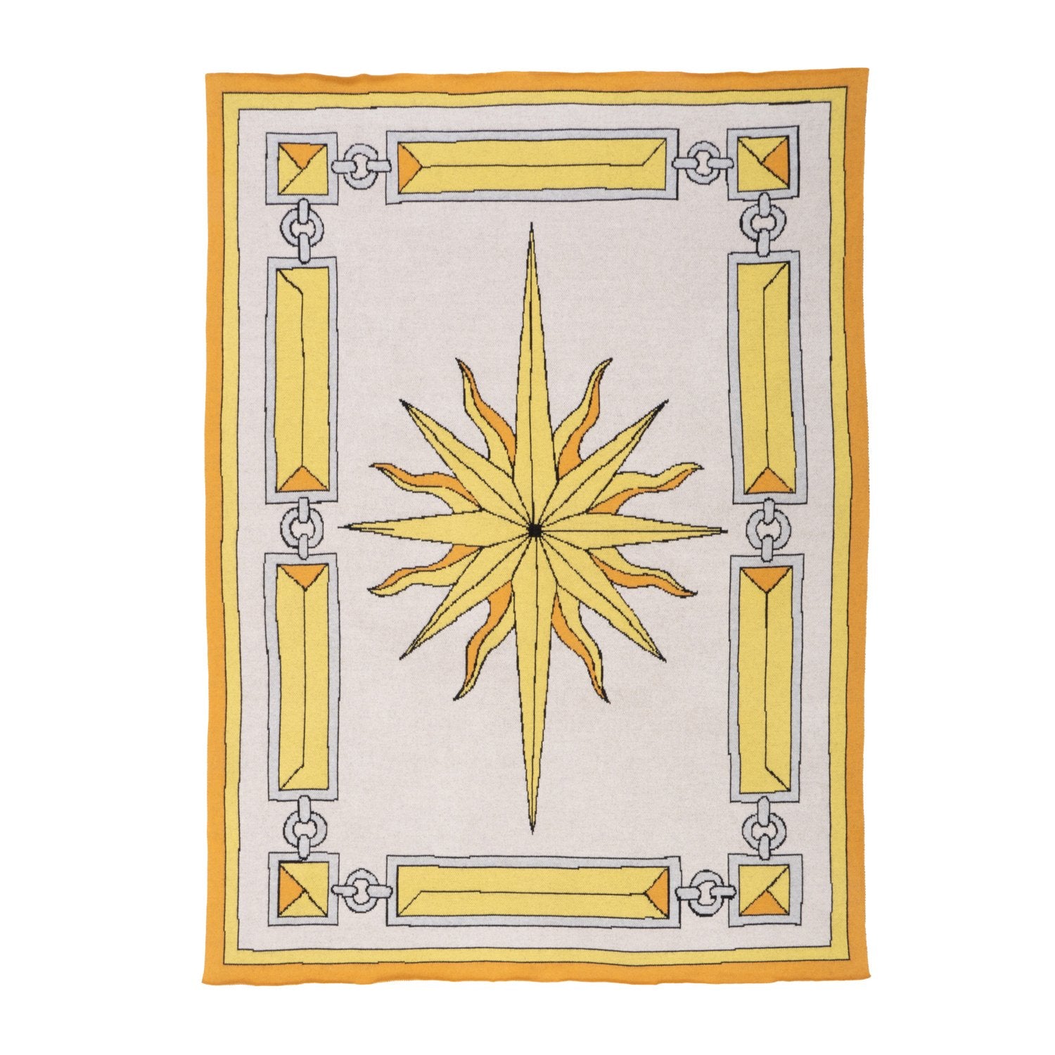 Sunburst Golden Throw
