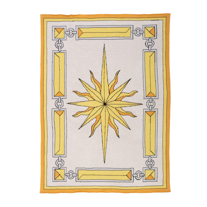 Sunburst Golden Throw