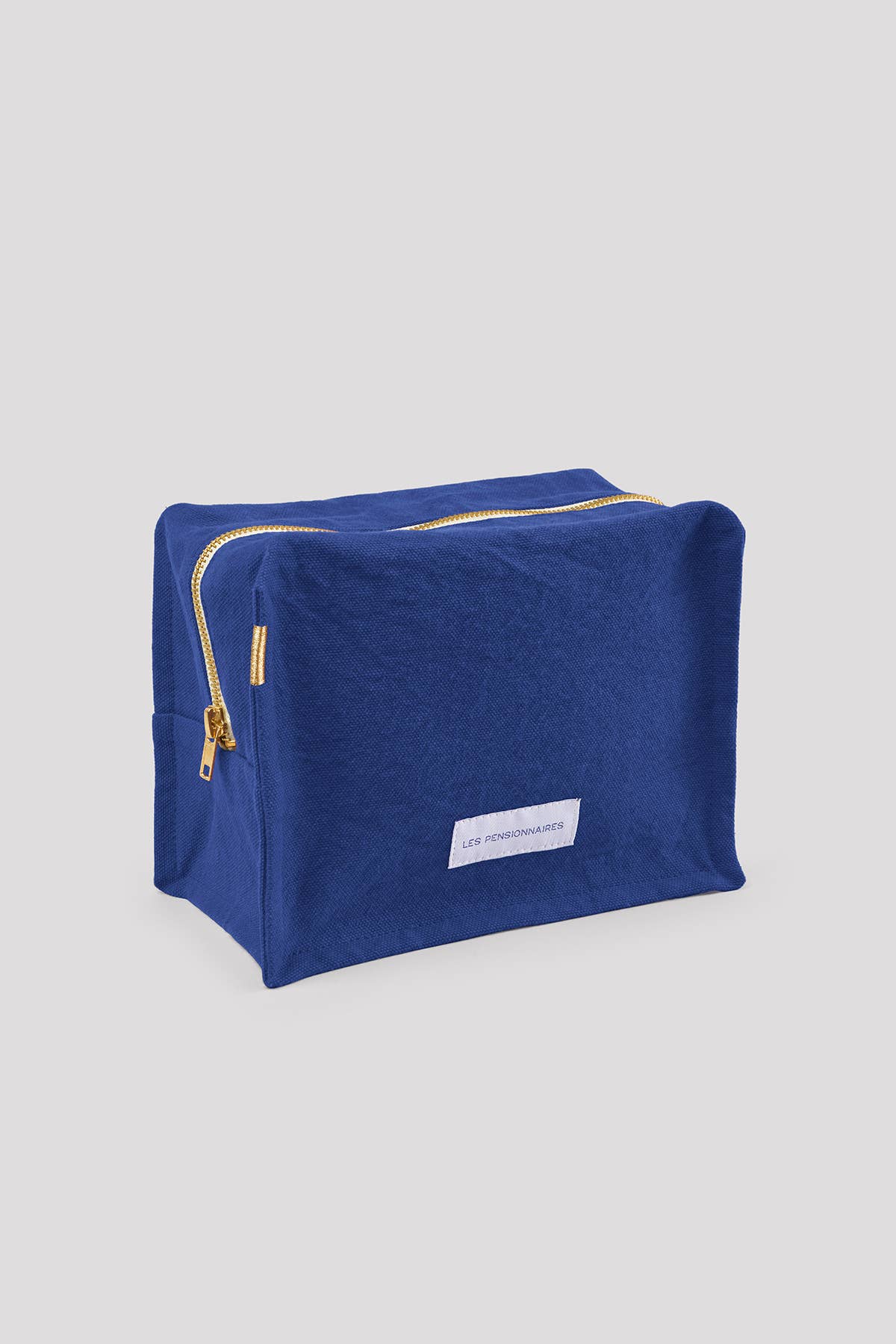 Ultramarine Blue Cube Toiletry Bag