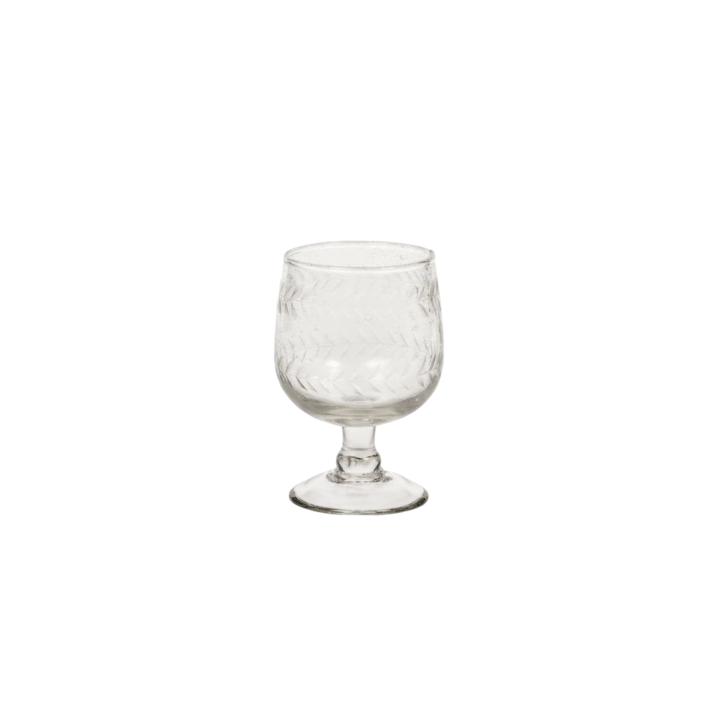Etched Wine White Set of 2
