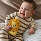 Knitted Lion Rattle Toy