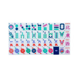 Mahjong Tile Set Sapphire Blue