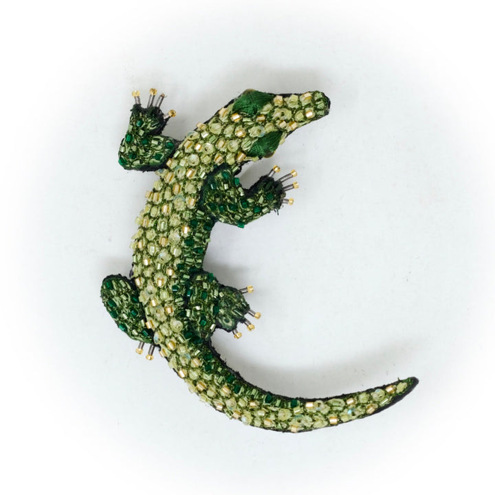Brooch Crocodile