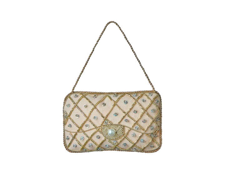 Katie Linen Pink Handbag Ornament