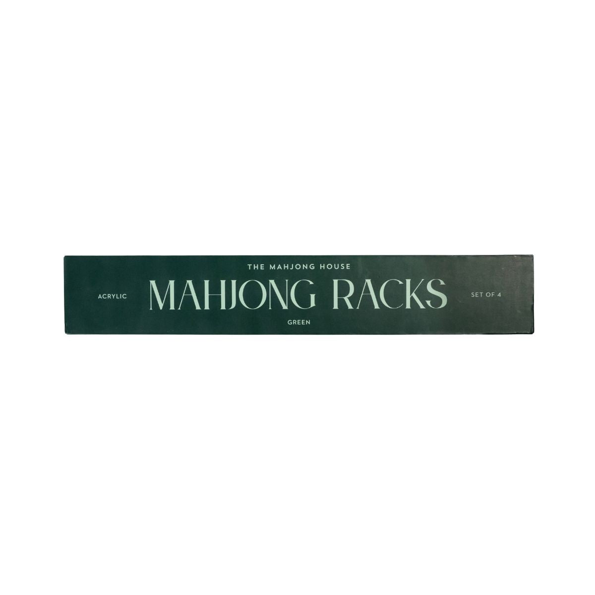 Mahjong Racks Green (Set of 4)