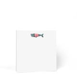 Stripey Frankie the Whale Chunky Notepad: 6x6
