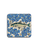 Coaster Set of 4 Fish & Flower