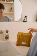 Saffron Yellow Cube Bag