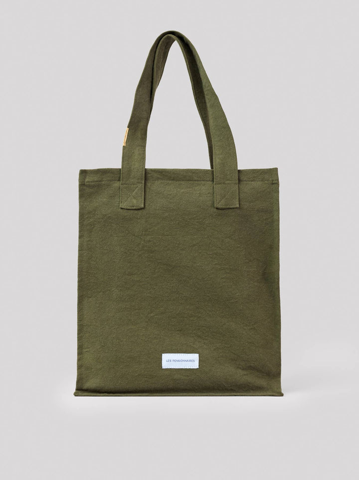 Zipped Bag in Capre Green