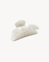 Midi Hair Clip White Shell