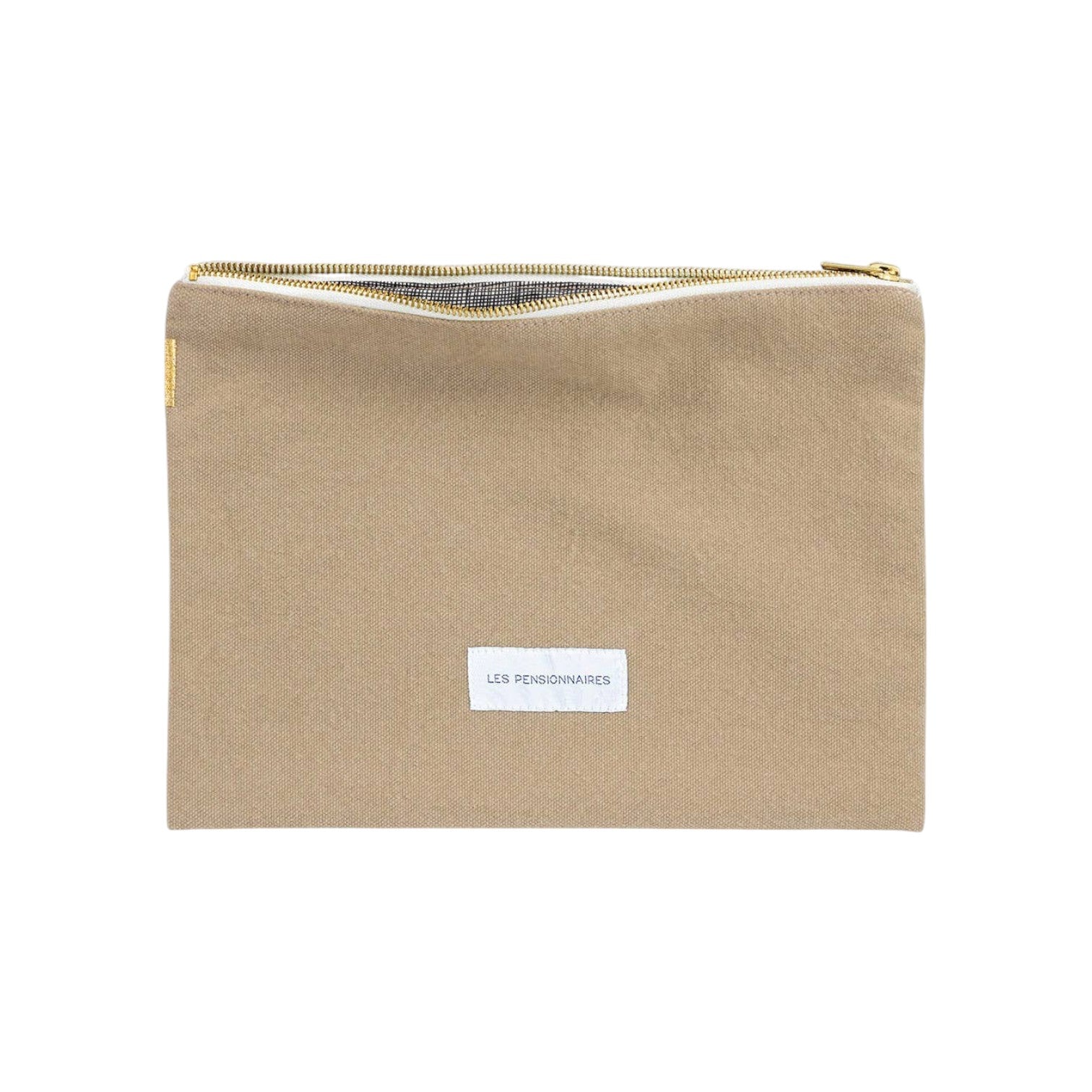 Sand Beige Large Pouch