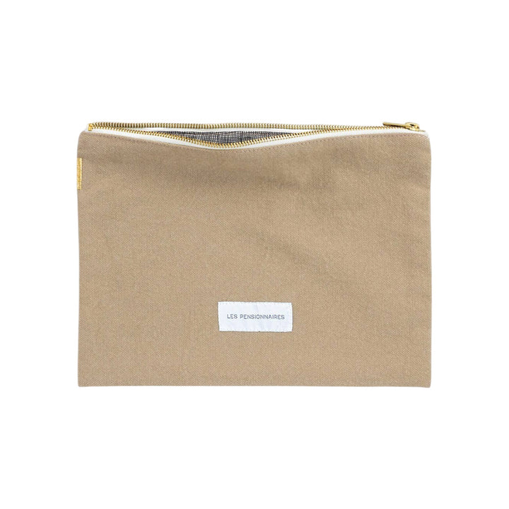 Sand Beige Large Pouch