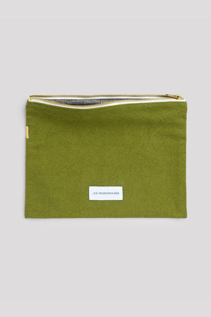 Moss Green Large Pouch