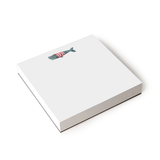Stripey Frankie the Whale Chunky Notepad: 6x6