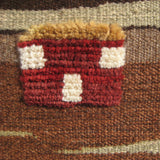 Red and Brown Pastures Kilim Rug