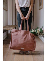 Rosewood Large Canvas Tote