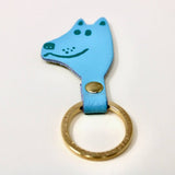 Key Chain Dog Turquoise