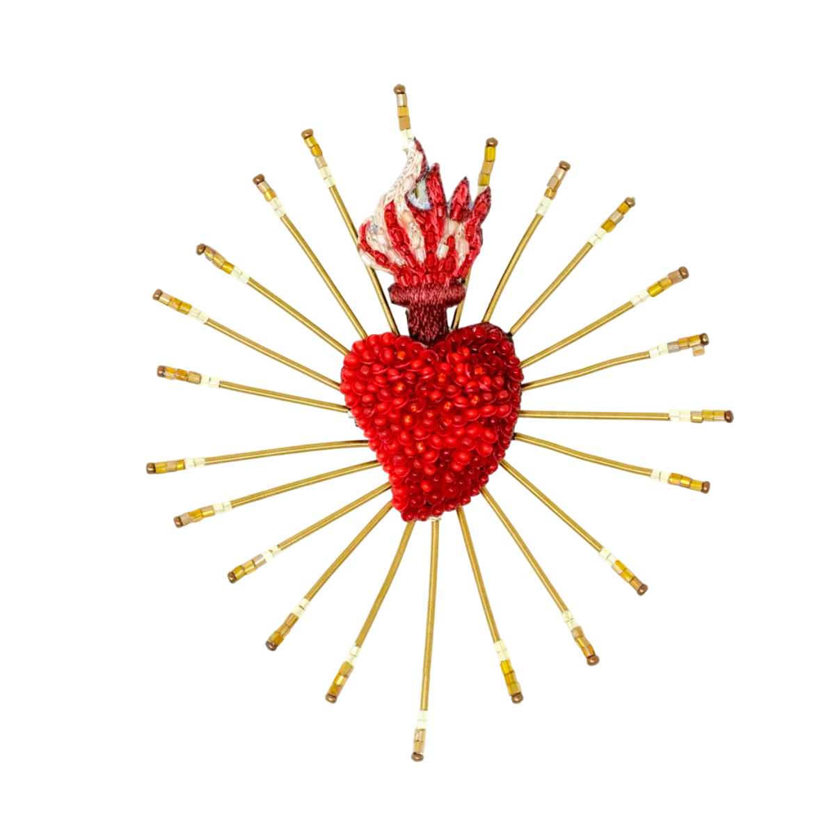 Brooch Devine Heart
