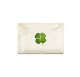 Decoupage Tray Pressed Clover Small