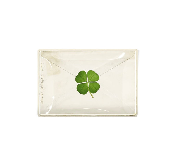Decoupage Tray Pressed Clover Small