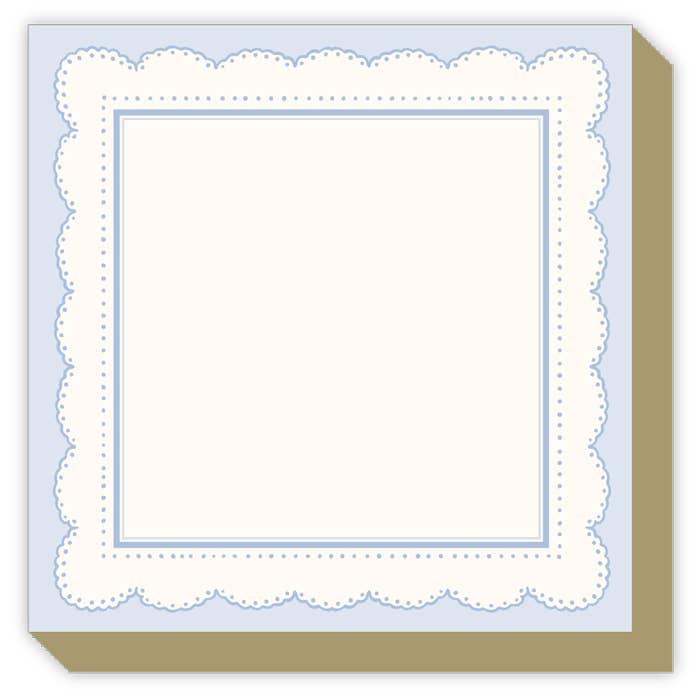 Notepad French Blue Border