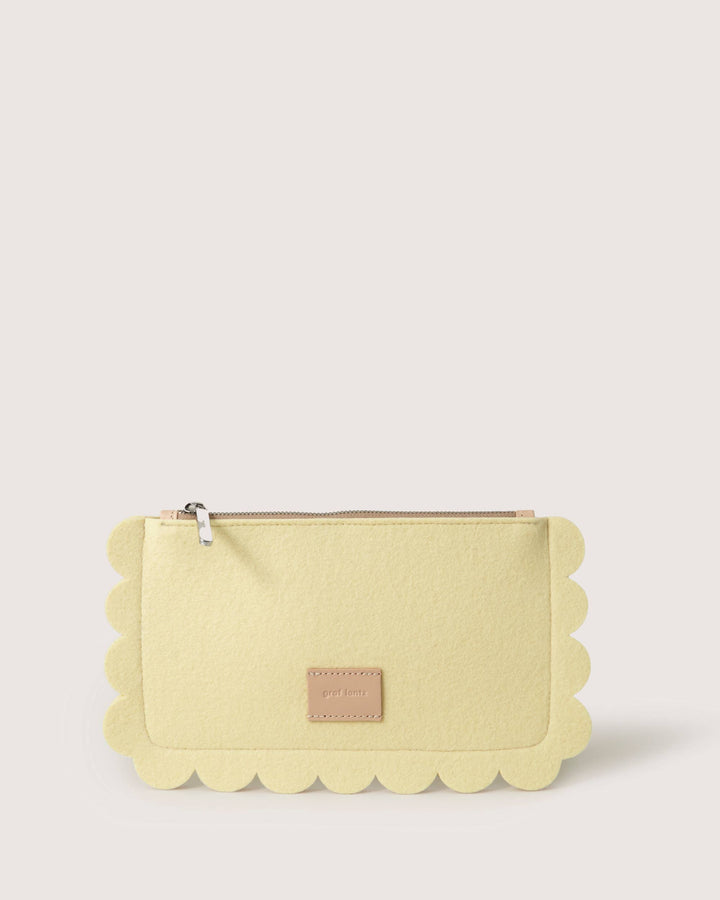 Wool Clutch Limoncello