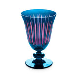 Prism Blue Wine Glasses Set 4