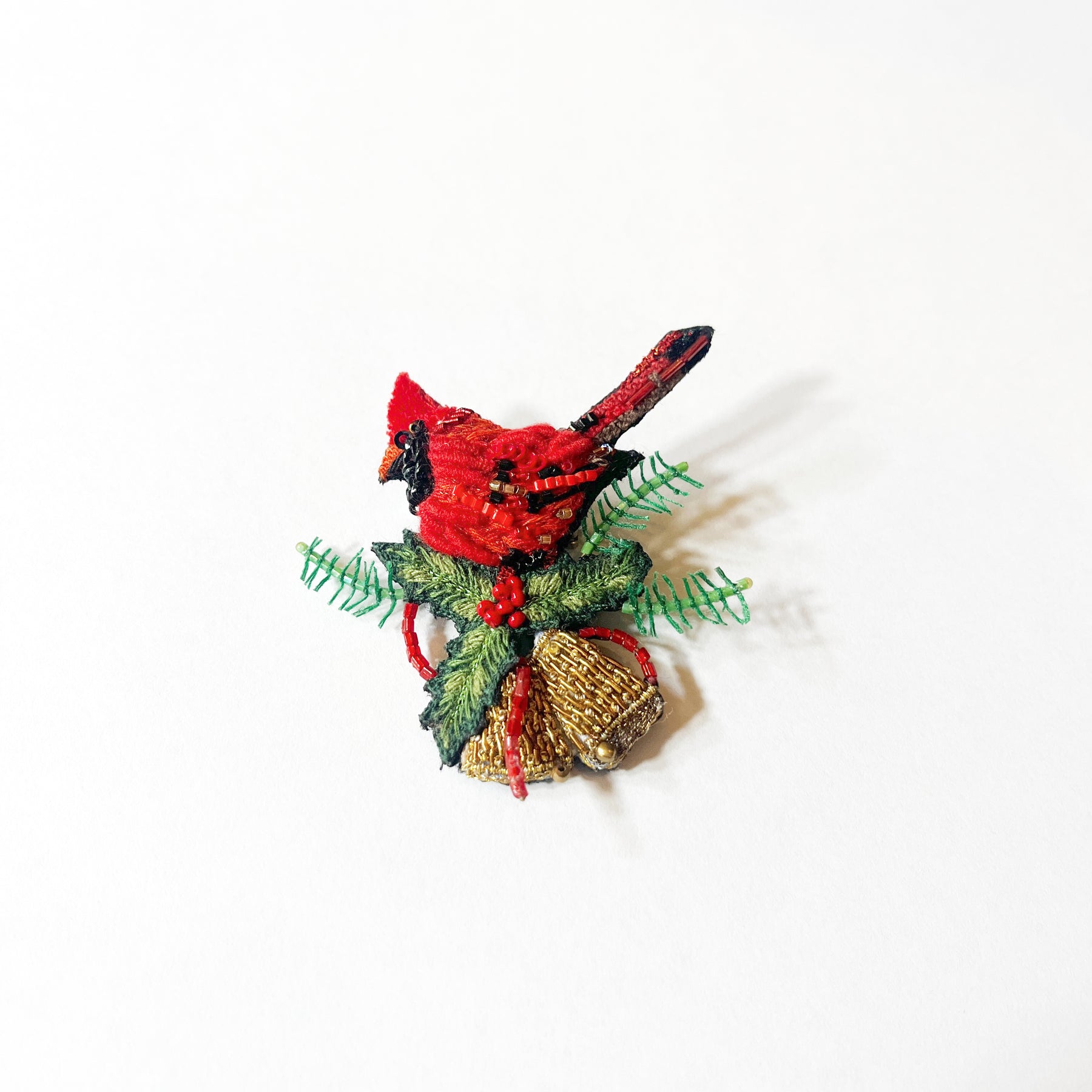 Brooch Christmas Cardinal