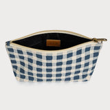 Small Pouch Indigo Gingham