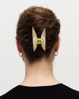 Midi Hair Clip Perle Noir