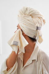 Face Towel Salt White
