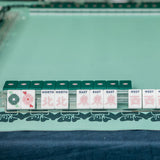 Double-Sided Mahjong Mat Purple & Red/Green