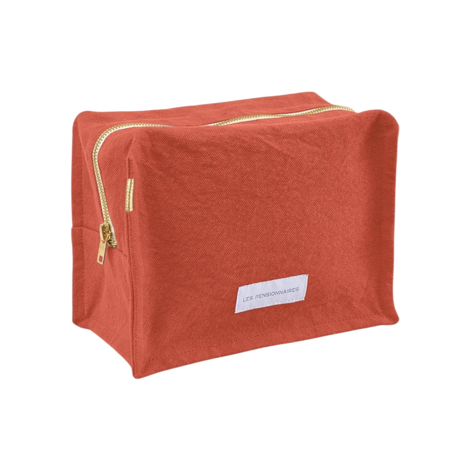 Orange Cube Toiletry Bag
