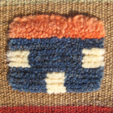 Village Scene Kilim Rug