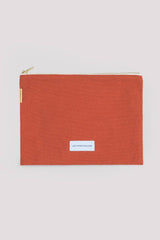 Flamboyant Orange Large Pouch