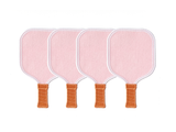 Pink Pickleball Paddle Linen Cocktail Napkins Set of 4