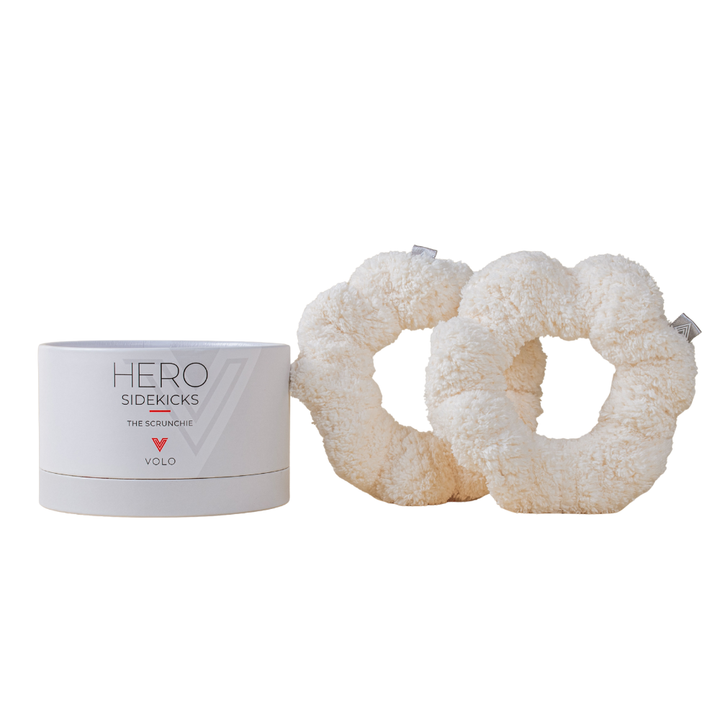 Scrunchie Duo Salt White