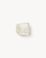 Mini Hair Clip Opalite Shell Checker