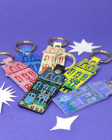 Key Chain Dolls House Lilac